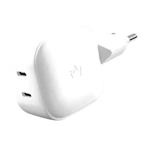 Сетевое зарядное устройство VLP G-Charge 45 Вт USB-C+USB-C белый