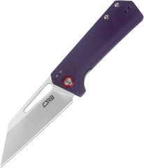 Фото Складной нож CJRB Ruffian, сталь AR-RPM9, рукоять G10, фиолетовый