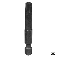 KING TONY (715030T) Вставка (бита) торцевая 1/4", L = 50 мм, TORX, T30, для шуруповерта