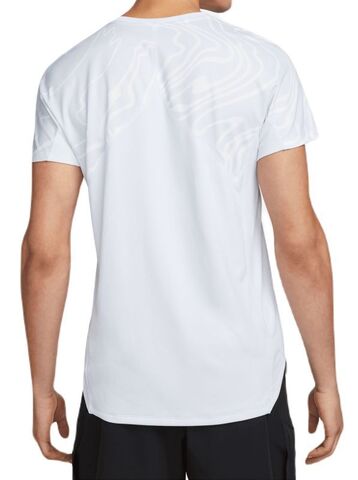 Теннисная футболка мужская Nike Court Dri-Fit Slam Tennis Top - football grey/black