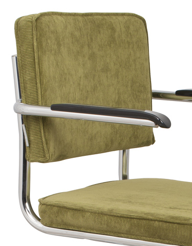Кресло Zuiver Ridge Kink Rib - green - 1200052