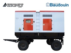 Дизельный генератор Азимут ЭД-360-Т400-2РКМ9 Baudouin на шасси в кожухе с автозапуском