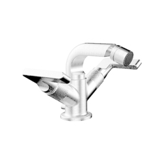 Gessi Inciso 58027#031 Смеситель для биде на 1 отверстие с донным клапаном, излив 97мм, цвет: хром фото
