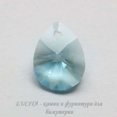 6128 Подвеска Сваровски Капля Aquamarine (12 мм) ()
