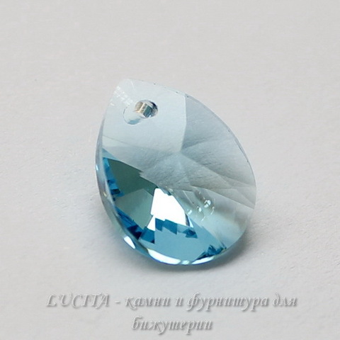 6128 Подвеска Сваровски Капля Aquamarine (12 мм) ()