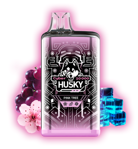 HUSKY CYBER 10000 Pink Tree - Виноград Сакура лед