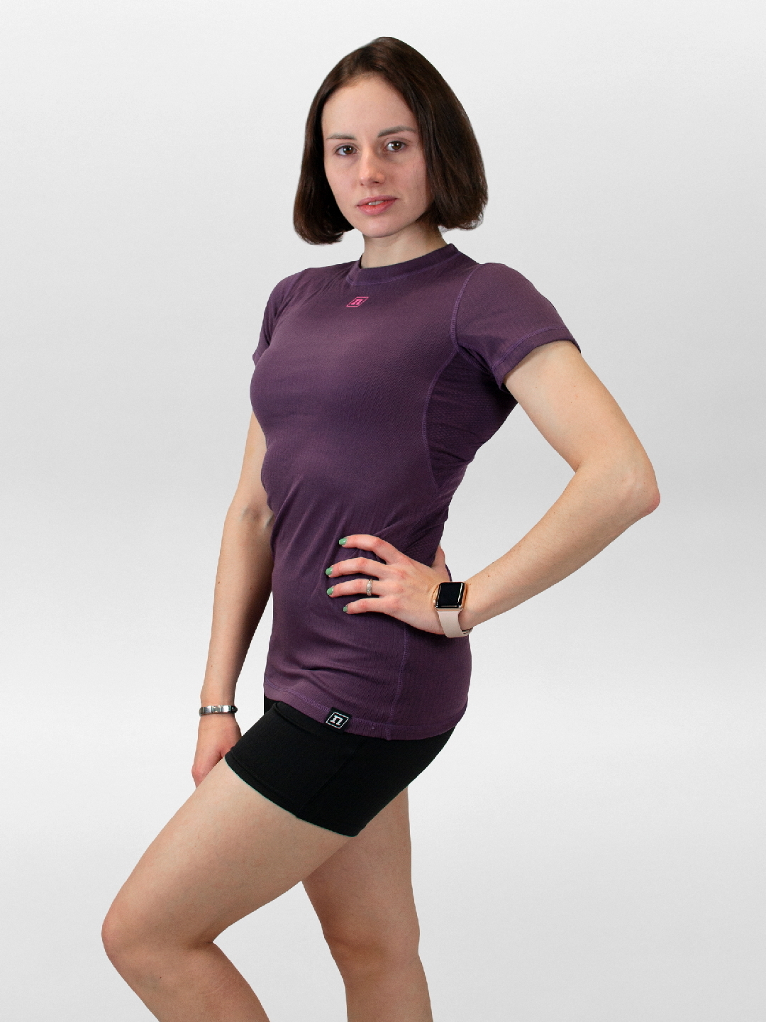 Женская термофутболка с коротким рукавом Noname Arctos 24 purple
