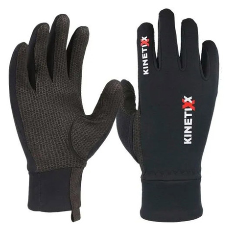 Премиальные тёплые лыжные перчатки Kinetixx Sol X-Warm Black для холодной погоды