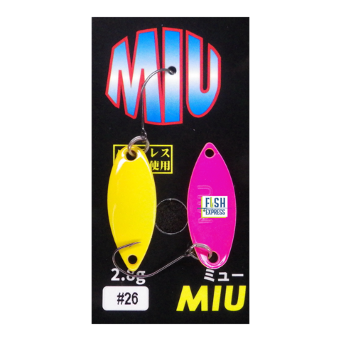 Блесна колеблющаяся на форель MIU LTD 2.8гр #26