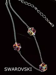 Браслет Миражи с кристаллами-хамелеонами Swarovski