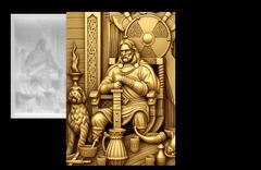 Силиконовый молд Панно Ярл (Картины Ожиганова Славянский мир)