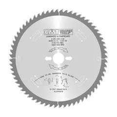 Пильный диск 260X2.5/1.8X30 Z64 СМТ CMT 281.065.11M