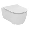 Ideal Standard Blend Curve T465501 Унитаз подвесной безободковый с технологией смыва RimLS+®, глубокий смыв, с крепежом