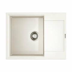 Omoikiri 4993514 кухонная мойка Daisen 65T-WH Tetogranit/белый фото