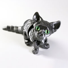 Подвижный котёнок Сфинкс, игрушка антистресс, серый