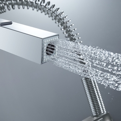Смеситель для кухонной мойки GROHE Eurocube профессиональный, хром (31395000)