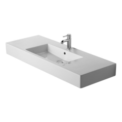 Duravit Vero 329120041 Раковина для мебели без перелива, с 1 отв. под смес., 1250x490мм, цвет: Белый фото