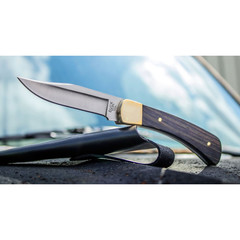 Фото Нож 101 Hunter - BUCK 0101BRS, сталь 420HC, рукоять Crelicam® Ebony (древесный пластик)