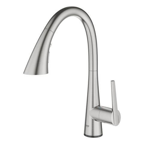 GROHE Zedra Touch 30219DC2 Смеситель для мойки сенсорный с выдвижным изливом