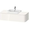 Duravit Happy D.2 Plus HP031KM2222 Столешница 1300x550х16 мм., для установки на тумбу, с отверстием для раковины по центру, цвет белый глянцевый