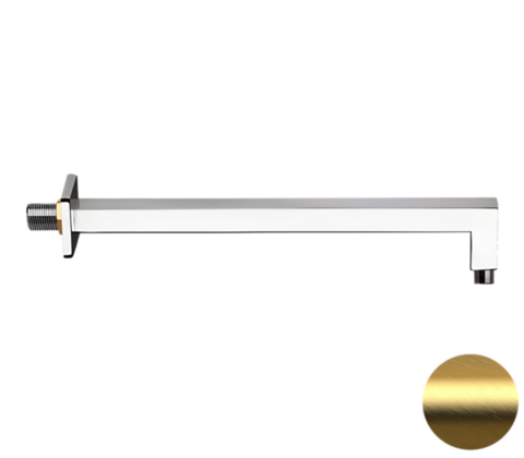 Remer Shower Arms 348S30BG Отвод для душа на стену, цвет: золото брашированное
