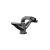 Gessi Inciso 58027#299 Смеситель для биде на 1 отверстие с донным клапаном, излив 97мм, цвет: Black XL