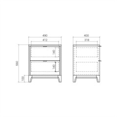 Прикроватная тумба CS010