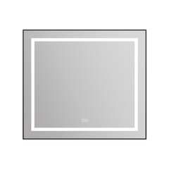 BelBagno Kraft SPC-KRAFT-800-800-LED-TCH-WARM-NERO Зеркало со встроенным светильником, сенсорным выключателем и подогревом, цвет: чёрный фото