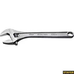 STAYER MAXFORCE, 375/43 мм, разводной ключ (2725-37)