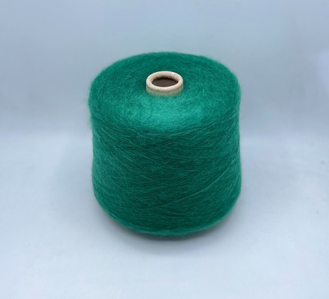 FILCOM (пр.Италия), art.Aurora, 850м/100 гр. 70% Суперкидмохер 30%Шелк , цвет-Зеленый  арт-31270