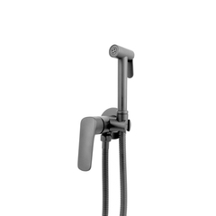 Aquatek AQ1019BGM AQ1019BGM ВЕГА комплект для гигиенического душа встроенный (смеситель + гигиеническая лейка + шланг), оружейная сталь фото