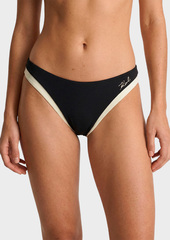 Трусы купальные KARL LAGERFELD Signature Cheeky Bikini Bottom