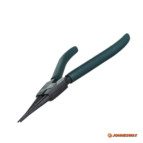 Jonnesway AG010008 Щипцы прямые для стопорных колец с ПВХ рукоятками, разжим, 180 мм, 19-60 мм 47014