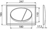 Alcaplast M70 Клавиша смыва для унитаза
