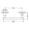GROHE Atrio 40309AL3 Полотенцедержатель