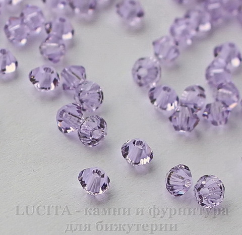 5328 Бусина - биконус Сваровски Violet 3 мм, 10 штук