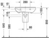 Duravit P3 Comforts 2331600030 Раковина