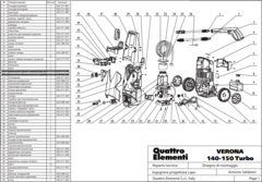 Насос QUATTRO ELEMENTI VERONA 140/150 Turbo (242-311-P00)