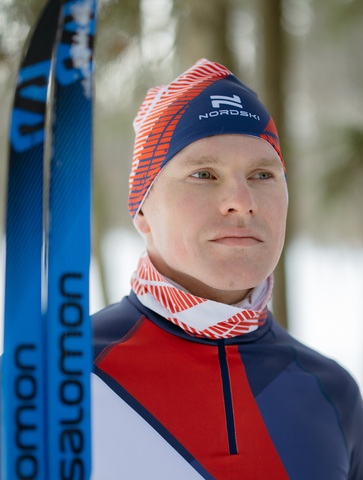 Спортивный бафф Nordski Heat blue-red