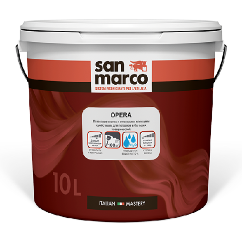 OPERA San Marco Глубоко-матовая краска для потолков и больших поверхностей