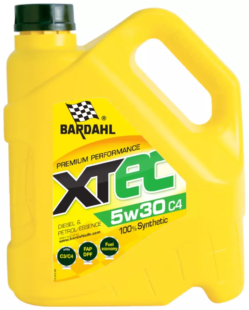 Моторное масло Bardahl XTEC 5W-30 C4 синтетическое 4л