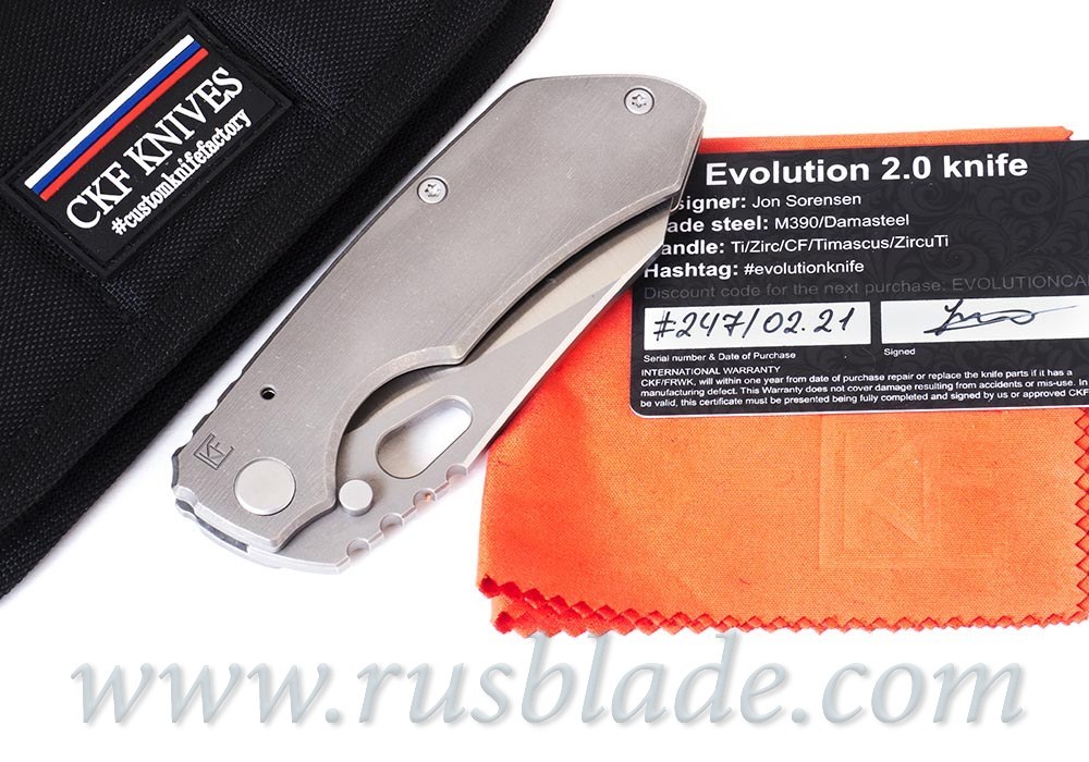CKF/Rotten Evolution 2.0 (grey Ti handle)
