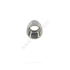 Муфта латунь никель переходная Ду 15х10 (1/2"х3/8") ВР/ВР SantechSystems
