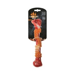 MPets игрушка для собак Карнивор кость, вкус бекона, красная 25.4 x 5.5 x 4.8 см