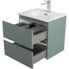 BelBagno KRAFT 39-500/390-2C-SO-VO База под раковину подвесная с фрезерованными ручками по всей длине фасада с 2 выкатн. ящ., Еловый Мат.,500x395x500