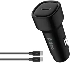 Зарядное устройство TTEC SmartCharger PD USB-C 30W Car Fast Charger с каб USB-C - USB-C 3A, черный