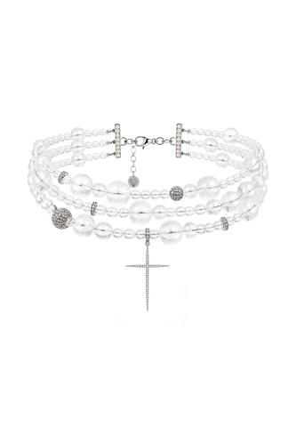 Колье с горным хрусталем