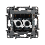 ETIKA Розетка компьютерная двойная RJ45 категория 5Е UTP 6723551 слоновая кость LEGRAND — фото 4
