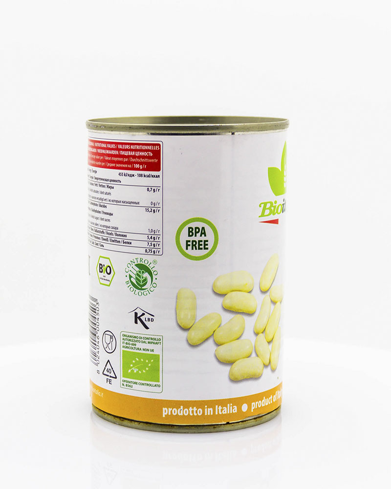 Фасоль Bioitalia Белая Консервированная 400 г