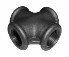 Крестовина прямая 50 черн